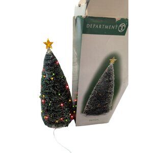 Department 56 Village Accessory Illuminated Mini Christmas Tree With Box